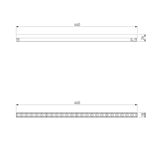 Brass Line Трековый светильник 20W 4000K латунь 85529/01 фото 7