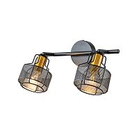 Настенно-потолочный свет Escada 1100/2A E14*40W Black/Gold