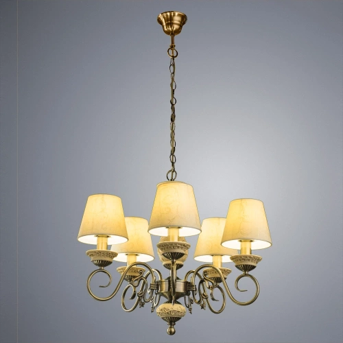 Подвесная люстра Arte Lamp IVORY A9070LM-5AB фото 2