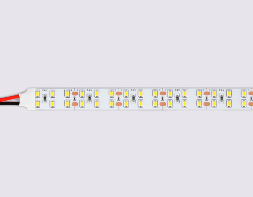 Светодиодная лента двухрядная 24В 2835 204Led 20Вт/м 3000K IP20 5м фото 4 Светодиодная лента двухрядная 24В 2835 204Led 20Вт/м 3000K IP20 5м фото 4