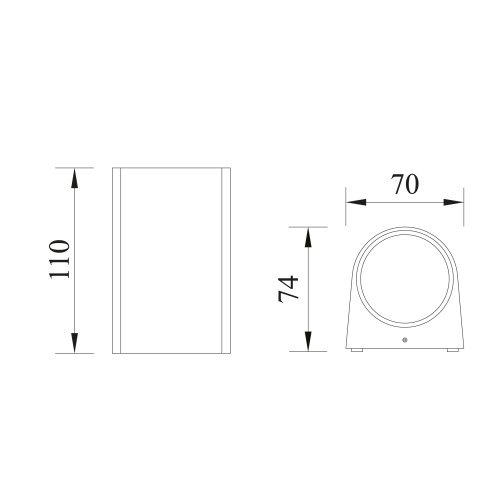 Настенный фонарь Natural Concepts, Арт. NC-003332-DG фото 2