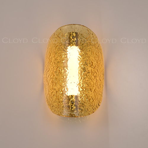 Бра Cloyd CARUDO W1 / золото - янтарн. стекло (арт.20370) фото 4 Бра Cloyd CARUDO W1 / золото - янтарн. стекло (арт.20370) фото 4