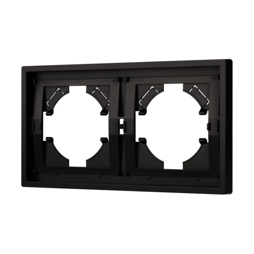Рамка пластиковая FRM-TENDO-PL-2-BK Arlight 053840 Рамка пластиковая FRM-TENDO-PL-2-BK Arlight 053840