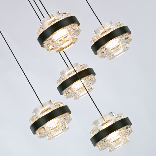 Подвесной светильник MD22030002-5A black/clear фото 3 Подвесной светильник MD22030002-5A black/clear фото 3