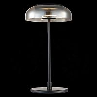 SL6002.404.01 Прикроватная лампа ST-Luce Черный/Дымчатый LED 1*7W 4000K LAZIO