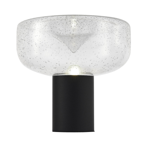 SL6014.424.01 Прикроватная лампа ST-Luce Черный/С пузырьками воздуха E27 1*40W RIPPLE фото 4