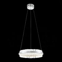 SL383.103.01 Светильник подвесной ST-Luce Хром/Хром, Прозрачный LED 1*34W 3000K CHERIO