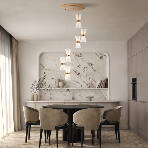 Подвесной светильник Freya FR5438PL-L6G фото 6