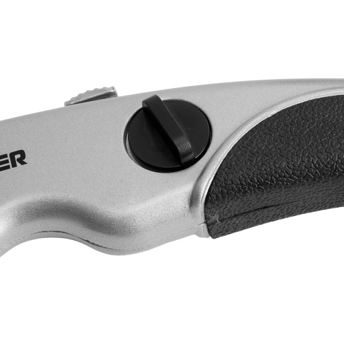 Нож строительно-монтажный с трапециевидным лезвием, 19 мм, 2 лезвия в рукоятке KMU-12-T фото 6