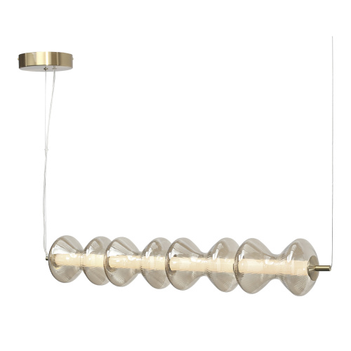 SL6136.223.01 Светильник подвесной ST-Luce золото/коньячный LED 1*22W 3000K SPINE фото 4