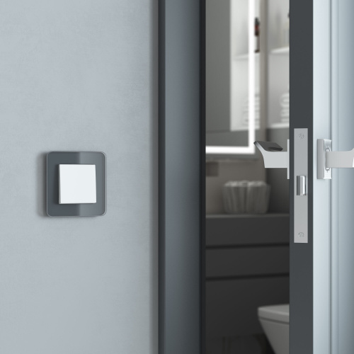 Перекрестный выключатель одноклавишный (белый матовый) W1113061 фото 2 Перекрестный выключатель одноклавишный (белый матовый) W1113061 фото 2