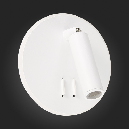 SL1586.513.01 Светильник настенный Белый LED 1*8W 3000K 624Lm Ra>80 24° IP20 L-xW155xH155 170-240V Настенные светильники фото 9