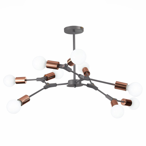 SLE106403-09 Светильник потолочный Серый, Розовое золото E27 9*60W PALARE фото 9