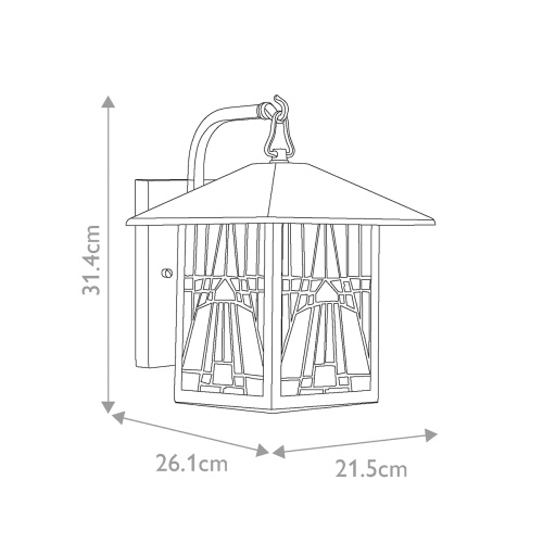 Настенный фонарь Quoizel, Арт. QZ-INGLENOOK2-M фото 2