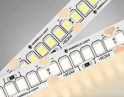 Светодиодная лента 24В 2835 240Led 18Вт/м 3000K IP20 5м Светодиодная лента 24В 2835 240Led 18Вт/м 3000K IP20 5м