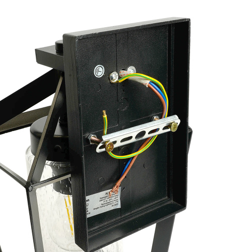 Светильник садово-парковый Feron PL771  на стену вниз 40W 220-240V E27, черный фото 10
