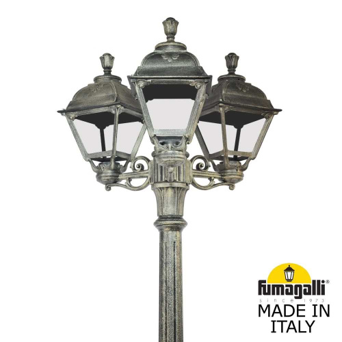 Fumagalli Садово-парковый фонарь FUMAGALLI RICU BISSO/CEFA 3L U23.157.S30.BXE27 фото 2