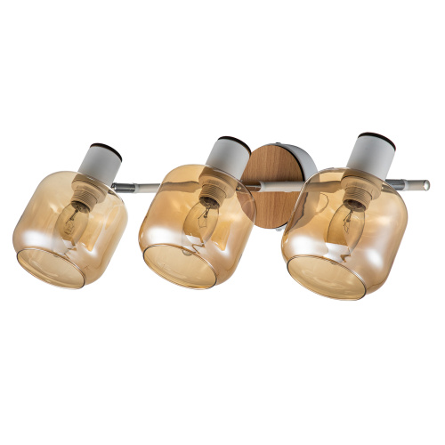 Спот Escada 10177/3A E14*40W White/Chrome/Wood фото 5 Спот Escada 10177/3A E14*40W White/Chrome/Wood фото 5