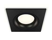 Комплект встраиваемого светильника Ambrella light Techno Spot XC7632002 SBK/PBK черный песок/черный полированный (C7632, N7011)