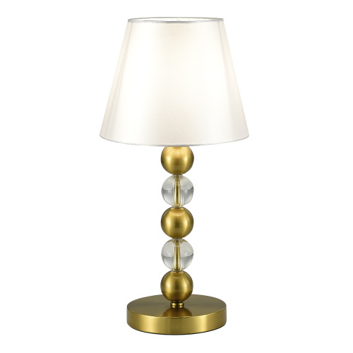 SL2003.304.01 Прикроватная лампа ST-Luce латунь/белый E27 1*40W AURORA SL2003.304.01 Прикроватная лампа ST-Luce латунь/белый E27 1*40W AURORA