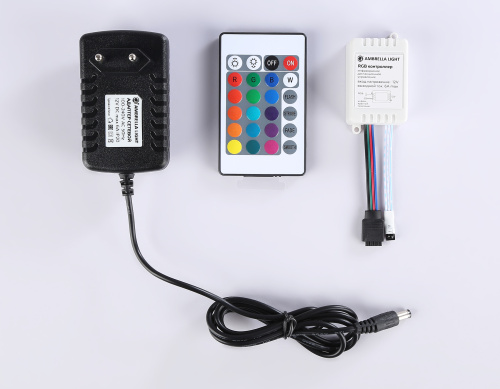 Комплект светодиодной ленты 12В 5050 60Led 14.4Вт/м Цветная RGB IP20 5м фото 8 Комплект светодиодной ленты 12В 5050 60Led 14.4Вт/м Цветная RGB IP20 5м фото 8
