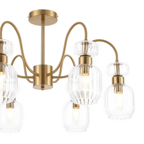 Светильник на штанге Escada 1141/6PL E14*60W Antigue copper/Clear фото 3 Светильник на штанге Escada 1141/6PL E14*60W Antigue copper/Clear фото 3