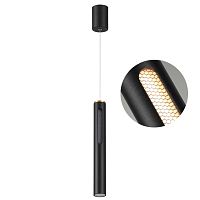 6643/7L HIGHTECH ODL24 303 черный/золото/металл/акрил Подвесной светильник IP20 LED 9W 3000K 220V MALI