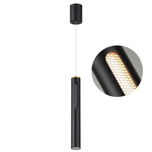 6643/7L HIGHTECH ODL24 303 черный/золото/металл/акрил Подвесной светильник IP20 LED 9W 3000K 220V MALI 6643/7L HIGHTECH ODL24 303 черный/золото/металл/акрил Подвесной светильник IP20 LED 9W 3000K 220V MALI