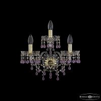 Бра хрустальные 1410B/2+1/160/XL G V7010 Bohemia Ivele Crystal (Богемия Ивеле Кристалл)