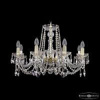 Люстра хрустальная 1402/8/240 G Bohemia Ivele Crystal (Богемия Ивеле Кристалл)