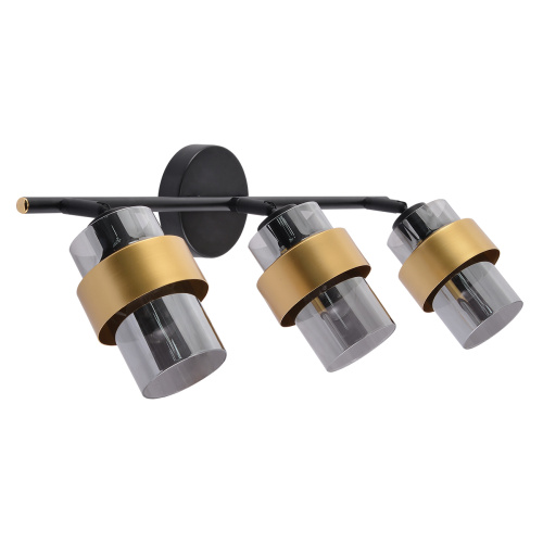 Настенно-потолочный свет Escada 1169/3A E14*40W Black/Gold фото 3 Настенно-потолочный свет Escada 1169/3A E14*40W Black/Gold фото 3