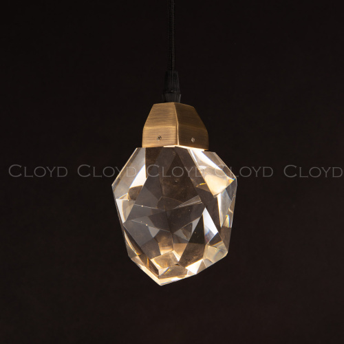 Подвесной светильник Cloyd BOZON-A P1 / выс. 16 см - латунь темная (арт.10723) фото 2