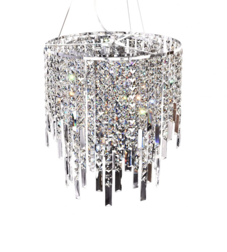 Хрустальная подвесная люстра Lumina Deco Zucchero LDP 2159-450 CHR фото 4