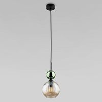 Подвесной светильник со стеклянным плафоном 11145 Sophia Green Cognac