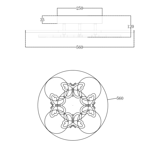 Потолочный светильник Escada 10272/8 LED*117W White фото 2