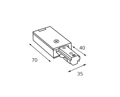 WSO 71 коннектор (WSO 71 white) фото 3