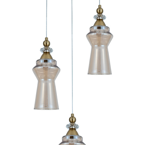 Подвесной светильник 11077/3P Brass фото 4 Подвесной светильник 11077/3P Brass фото 4