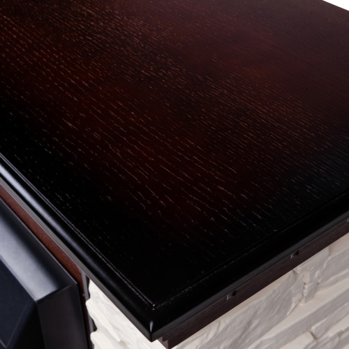 Каминокомплект ELFORD/РАЛЬФ Античный дуб с очагом Электроочаг MAJESTIC LUX RC/МАДЖЕСТИК С ПУЛЬТОМ фото 3