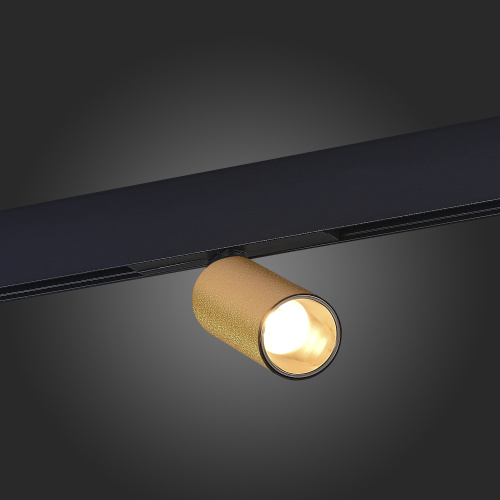 ST807.236.12 Магнитный трековый светильник Золотистый LED 1*12W 3000K 500Lm Ra>90 IP20 D50xH173 48VV SKYLINE 48 фото 5
