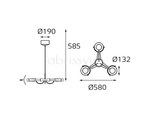 SLD 075P3 white светильник подвесной фото 2 SLD 075P3 white светильник подвесной фото 2