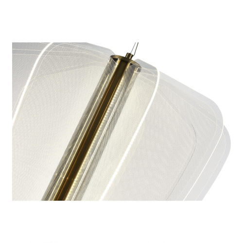 SL6509.213.01 Светильник подвесной ST-Luce Золотистый/Прозрачный LED 1*75W 4000K FESALE фото 3