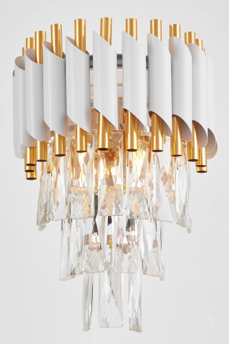 Бра Lumina Deco Funneli LDW 6003-2 WT+F.GD фото 2