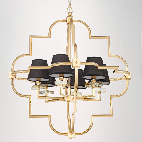 Подвесная люстра Lumina Deco Baltimore LDP 8020-6 GD+BK фото 2 Подвесная люстра Lumina Deco Baltimore LDP 8020-6 GD+BK фото 2