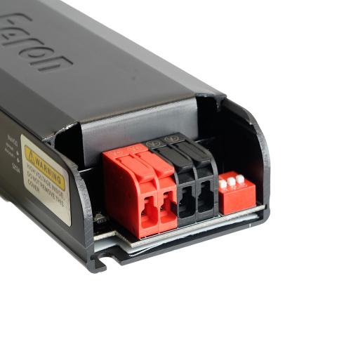 Трансформатор электронный для светодиодной ленты с плавным пуском и диммированием 100W 24V IP20, клипсы, LB004 фото 7