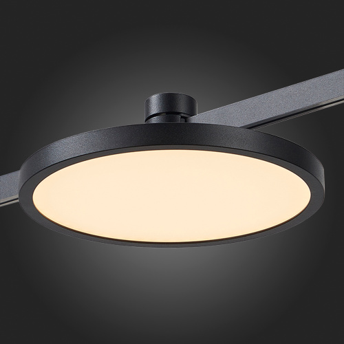 ST818.406.12 Магнитный трековый светильник FARM Черный LED 1*10W 3000K 500Lm Ra80 120 IP20 D168xH54 FARM фото 4