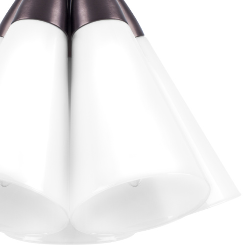 757150 Люстра CONE 5х10W (led) E14 КОФЕЙНЫЙ/БЕЛЫЙ фото 5 757150 Люстра CONE 5х10W (led) E14 КОФЕЙНЫЙ/БЕЛЫЙ фото 5