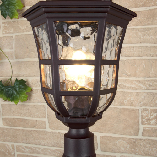 Уличный светильник на столбе Dorado F кофейное золото IP44 GL 1013F фото 3