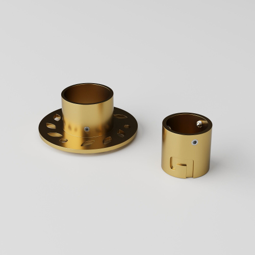 Встраиваемое крепление для круглого гибкого неона Full light латунь FL 2860 фото 7