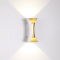 3886/6WG HIGHTECH ODL20 501 бел/золот/металл Настен.светильник LED 4000K 120° 6W 220V IP54 KRISTA