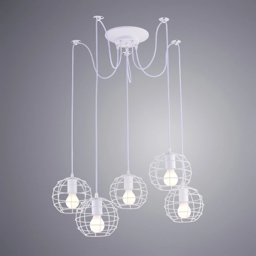 Подвесная люстра Arte Lamp SPIDER A1110SP-5WH фото 2